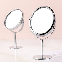 Miroir de Maquillage de Bureau Pivotant et Réglable, Miroir Cosmétique pour Coiffeuse et Salle de Bain