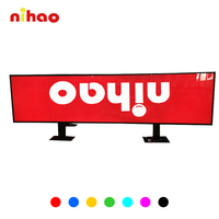 NIHAO Boîte lumineuse publicitaire extérieure, enseigne en acrylique personnalisée imprimée UV, étanche, LED pour bars, clubs et entreprises de nuit