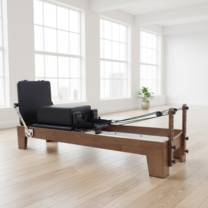 Machine de Pilates Reformer la plus populaire 2026 pour la gym et le fitness, avec lit en bois de noyer, pour studio de Pilates et cours privés - Product Image 1