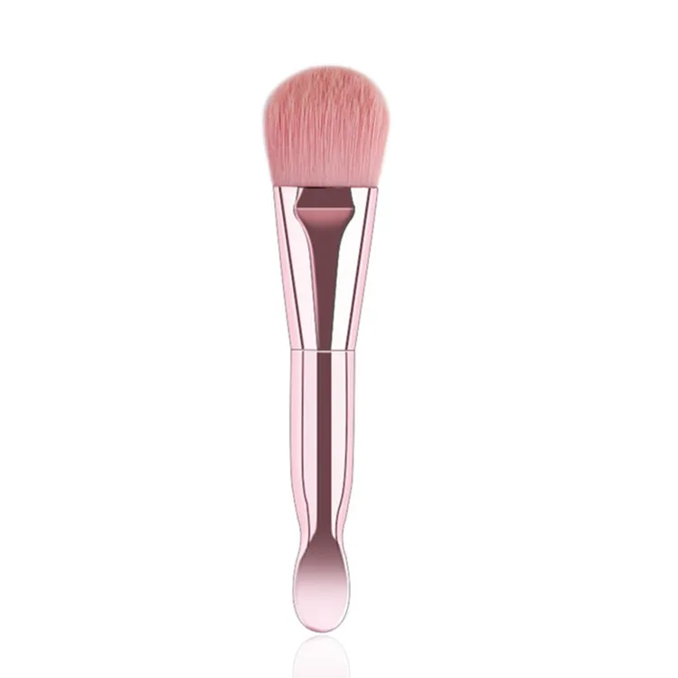 1pcs Double headed Foundation Makeup Brush Mask Brush With Digging Spoon Soft Facial Mask Brush