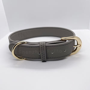 Fullto <span class=keywords><strong>Popular</strong></span> gran oferta <span class=keywords><strong>Collar</strong></span> de perro personalizado correas de lujo de cuero suave <span class=keywords><strong>Collar</strong></span> de entrenamiento de mascotas para perro - Product Image 5