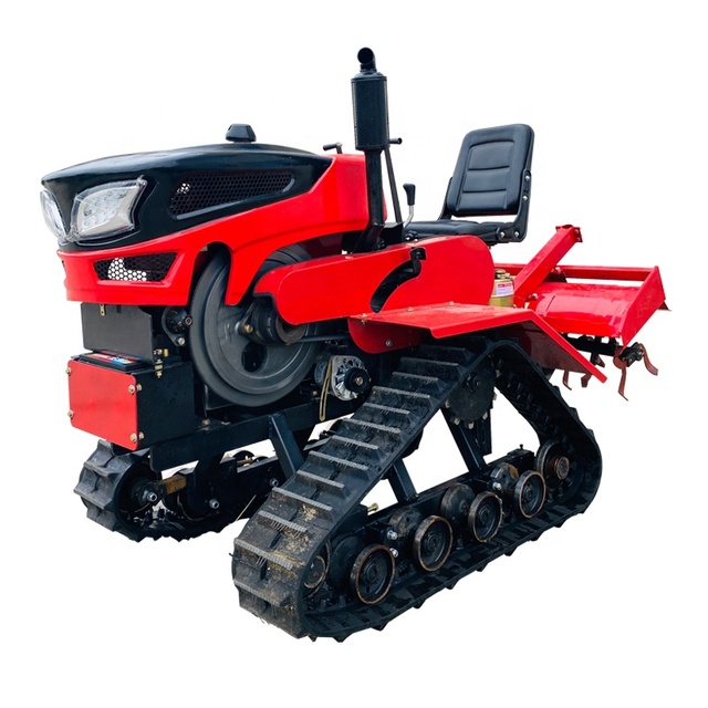 Multi Functional Mini Crawler Tractor 25HP 35HP 50HP Paddy Field and Dry Land Farm Cultivator Rotary Tiller Ripper Tractor