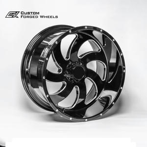 Camion tout-terrain en aluminium forgé usiné CNC, roue simple chromée, fraisée, 26 pouces, 8x165.1, haute résistance, robuste, F-250 Super Duty - Product Image 3