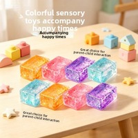 Jouet Squishy en Plastique en Forme de Glaçon de Maltose, à Remontée Lente, Anti-Stress et Décompression, pour Enfants de 14 Ans et Plus, Cadeau en Gros