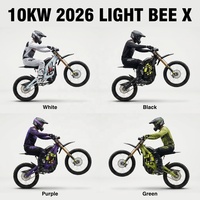 Moto tout-terrain électrique entrepôt Europe 10000W 72V 35Ah Vitesse maximale 80km/h Légère 2026 Surron Light Bee X 2026 Bikes