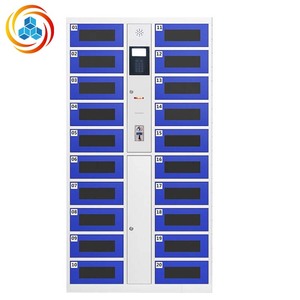 Digital <b>Combination</b> Lockers Storage Fingerprint PIN Card Face Recognize Barcode <b>Smart</b> Locker Eco-Friendly Durable - Product Image 4