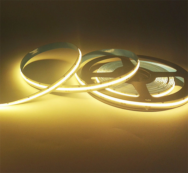 Low Price COB Strip Light 480leds/m 12V/24V 2700k/3000k/4000k/5000k/6000k Dotless CE LED COB Light