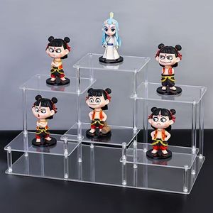 Acrylic Transparent Display Stand Multi Layer Figurine Storage Desktop Organizer For Anime Collectibles - Product Image 1