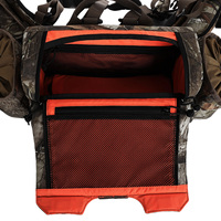 Sac de poitrine pour la chasse aux oiseaux avec harnais pour jumelles, support pour arc et poches latérales