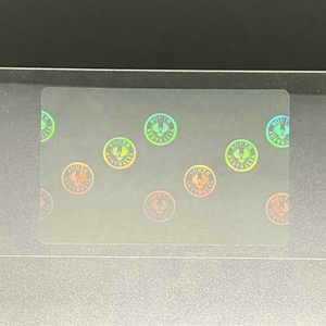 Tùy chỉnh truyền nhiệt trong suốt cán lá dập nóng phía Nam lớp phủ <span class=keywords><strong>Hologram</strong></span> Holographic Sticker - Product Image 4