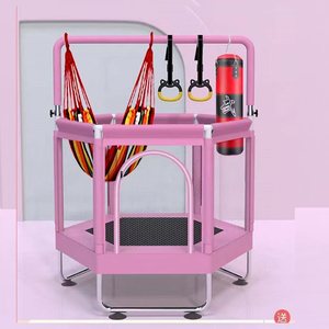 Trẻ em <span class=keywords><strong>trampolines</strong></span> <span class=keywords><strong>Mini</strong></span> Trampoline cho trẻ em với bao vây NET và an toàn Pad giải trí Trampoline với built-in - Product Image 5