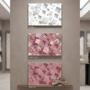 Cultural Stone Look 3D Ceramic <b>Wall</b> Tiles 12x18 inch Glazed Exterior Elevation <b>for</b> Villa Balcony <b>Walls</b> - Product Image 2