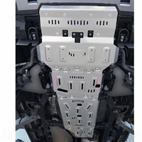 Sistema de Placas Protectoras FK de Alta Resistencia de Aleación Al-Mg de 8 mm para Lexus GX550 2024- Protección Todoterreno Juego Completo Plateado Fácil Instalación De Por Vida