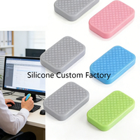 Juguete Sensorial de Silicona Hexagonal, Juguete Antiestrés de Silicona Portátil con Burbujas para Presionar, Juguete Reutilizable para Aliviar el Estrés con la Punta de los Dedos