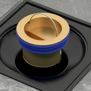 Noyau de siphon de sol en laiton pour salle de bain, <span class=keywords><strong>protection</strong></span> contre les nuisibles et les odeurs pour les tuyaux de drainage et les filtres de vidange d'eau, prévention des odeurs - Product Image 2