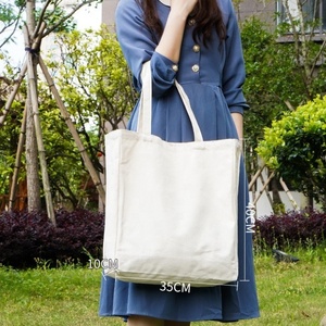 Custom White Black Color Reusable Cotton Blank Silk-<b>screen</b> Print Logo <b>Folding</b> Shopping Canvas Crossbody Tote Bags Gift - Product Image 2