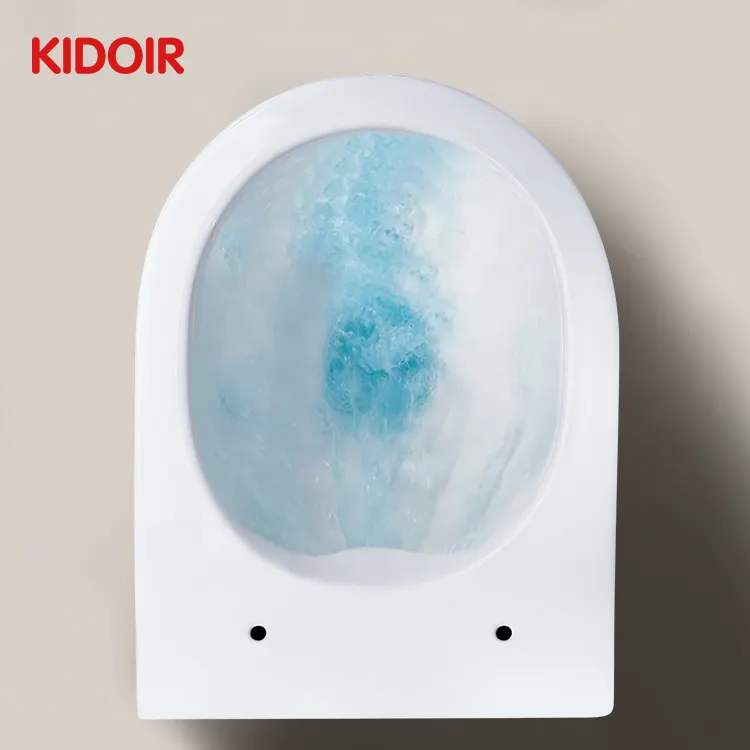 Kidoir modern design sanitary ware cheap bathroom wc toilet set ceramic wall hung apartment toilet unit