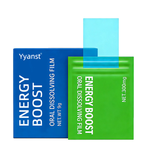 Tiras Orales Energéticas para Adultos OEM/ODM, Alivian la Fatiga Mental, Aumentan la Fuerza y la Resistencia, Veganas, Sin Gluten, Precio de Fábrica - Product Image 1