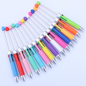 4-in-1 için çok DIY boncuklu tükenmez kalemler DIY Charms için sevimli <span class=keywords><strong>Metal</strong></span> boncuk hediye yedekler boşlukları - Product Image 4