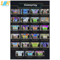 Projecteur de jeux interactifs d'interaction de détection corporelle pour l'école Jeux de projecteur interactifs Jeux de capteur de mouvement senior pour les enfants