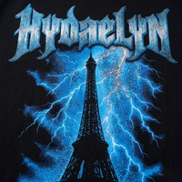 T-shirt en coton surdimensionné à col rond, imprimé avec un motif personnalisé, poids lourd 200-300 GSM