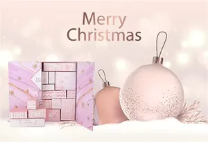 Pink Marble 24 Days Advent Calendar <b>Box</b>, <b>Empty</b> DIY Countdown Gift <b>Box</b> for Christmas - Product Image 5