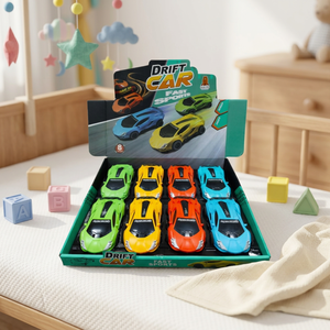 JR MS INDUSTRIES Voiture de drift colorée en alliage, modèle de course à inertie, véhicule sportif acrobatique pour enfants de 5 à 7 ans, contrôle par friction - Product Image 4