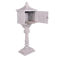 Boîte aux lettres en aluminium moulé, grande capacité, étanche, antirouille, antivol, finition peinture poudrée, pour appartement