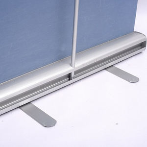Luxuriöser PVC-PP-Stoff CMYK Digitaldruck Moderner Roll-Up Banner-Ständer Tragbare Einziehbare Werbedisplays - Product Image 4