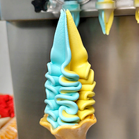 Nouvelle machine à crème glacée et à fruits en acier inoxydable 304, entièrement automatique, commerciale, mini, pour glaces molles, garantie 1 an