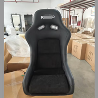 Kursi Bucket Recaro Kustom Pabrik, Kursi Sim Racing Original, Kursi Recaro Carbon Suede