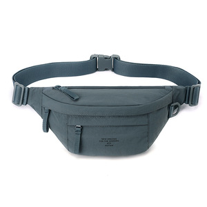 Sac de Poitrine en Nylon Léger et Durable OEM/ODM, Fermeture Éclair, Respirant, Sac Banane de Course, Couleurs Contrastées, Extérieur - Product Image 4