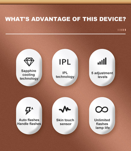 Không giới hạn bức ảnh tẩy lông bằng <span class=keywords><strong>Laser</strong></span> <span class=keywords><strong>IPL</strong></span> tại nhà siêu không đau kết quả lâu dài Thiết bị làm đẹp tại nhà - Product Image 5