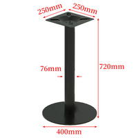 Personnalisé de haute qualité industriel robuste pieds de meubles en métal démonté soudé base de table moderne