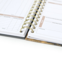 Planificateur budgétaire personnalisé, planification budgétaire quotidienne et mensuelle, défi d'épargne financière familiale personnalisé, carnet de dépenses A5