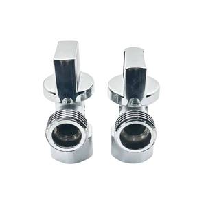 Robinet d'arrêt d'eau froide moderne en zinc chromé pour lavabo et toilettes, raccord 1/2''x 1/2'', pour salle de bain - Product Image 5