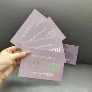 Tarjetas de Agradecimiento Empresariales de <span class=keywords><strong>Papel</strong></span> de Color de 800 g/m² Personalizadas, Impresión Holográfica de Alta Calidad - <span class=keywords><strong>Comprar</strong></span> Tarjetas de Agradecimiento, Empresas - Product Image 6