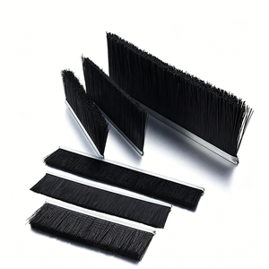 <span class=keywords><strong>Brosse</strong></span> <span class=keywords><strong>de</strong></span> joint <span class=keywords><strong>de</strong></span> <span class=keywords><strong>porte</strong></span> en alliage d'aluminium profilé en T, avec base et poils en nylon, type H, F, T, U, pour l'étanchéité du <span class=keywords><strong>bas</strong></span> <span class=keywords><strong>de</strong></span> <span class=keywords><strong>porte</strong></span> - Product Image 2