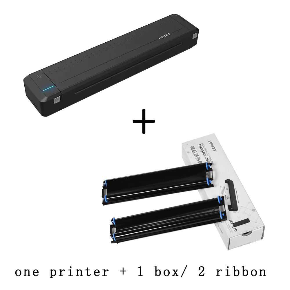 Imprimante A4 avec 3 rubans - noir