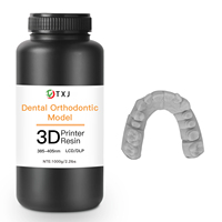 1KG Resin UV Fotosensitif untuk Pencetakan 3D Resin Gigi untuk Klinik, Laboratorium, Rumah Sakit, Model Gigi, Waktu Pengerasan 2-5 detik, Kemurnian 100% Cairan