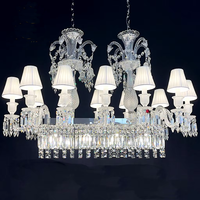 Lustre de plafond rectangulaire moderne Zenith Premier pour la maison, le bureau, style français, installation professionnelle, luminaires suspendus