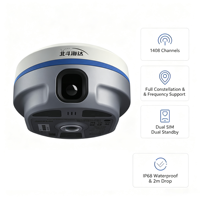 Récepteur GNSS RTK haute précision Hi-Target TS6 avec double caméra pour la topographie et la cartographie