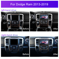 Podofo 2 Din Android Autoradio 4 + 64G 9 pouces sans fil Carplay Android Auto Pour Dodge Ram 2013-2019 IPS DSP WIFI RDS Vente en gros