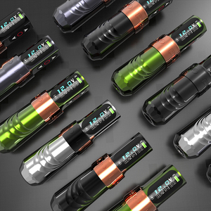 Juego de máquina de tatuaje rotativa inalámbrica de baterías duales Conexión RCA <span class=keywords><strong>FK</strong></span> Max Pro <span class=keywords><strong>Tattoo</strong></span> <span class=keywords><strong>Pen</strong></span> para Cartucho de agujas de tatuaje - Product Image 3