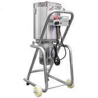Mélangeur Commercial Automatique en Acier Inoxydable 32L pour Viande, Moteur de Machine de Traitement, Broyeur de Confiture et Sauce Tomate, Boîte de Vitesses 220V