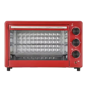 Four électrique multifonctionnel à grande capacité, à chaleur uniforme, avec minuterie et porte vitrée, pour usage familial - Product Image 1