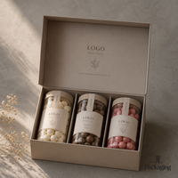 Favors de mariage élégants personnalisés avec logo imprimé pour l'emballage de bonbons