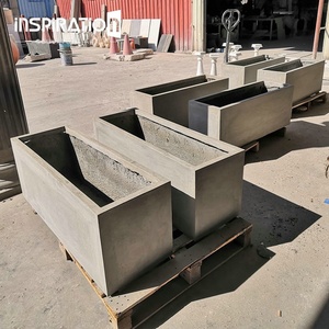 Fioriere GRC INSpiration, Produttore di <span class=keywords><strong>Vasi</strong></span> <span class=keywords><strong>in</strong></span> <span class=keywords><strong>Cemento</strong></span> Personalizzati, Fioriera Quadrata Extra Large - Product Image 4