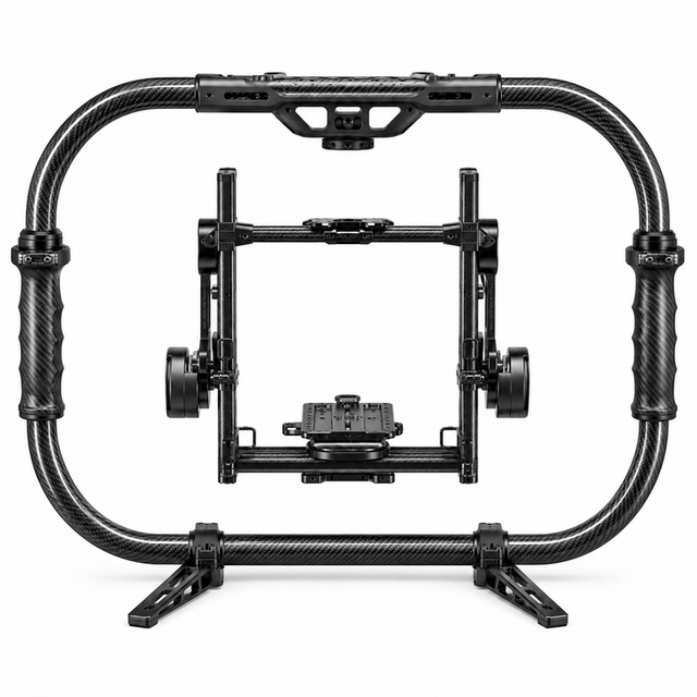 Custom Made 3K Carbon Fiber Cinema Gimbal Frame Professional Camera Stabilizer Rig