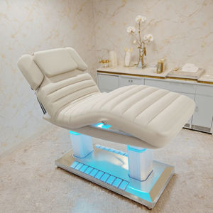 Cama de cosméticos Muebles de salón de belleza Control de manos y pies 4 motores Columna de acero inoxidable con luz Spa eléctrico Cama de belleza - Product Image 4